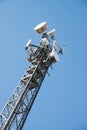 Communication Gsm, Umts e Hsdpa tower Royalty Free Stock Photo