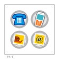 COMMUNICATION: Icon Set 04 - Version 1