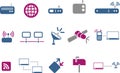 Communication Icon Set Royalty Free Stock Photo