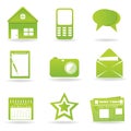 Communication icons Royalty Free Stock Photo