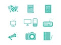 Communication icons Royalty Free Stock Photo