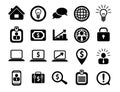 Communication icons. Web icons set. Internet icons collection Royalty Free Stock Photo