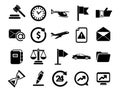 Communication icons. Web icons set. Internet icons collection Royalty Free Stock Photo