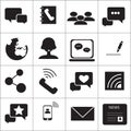 Communication icons