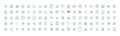 Communication nerk line icons collection. Nerk, Conversations, Collaborations, Connections, Technology, Relationships