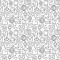 Communication related seamless pattern