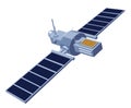 Communication satellite Royalty Free Stock Photo