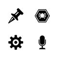 Communication. Simple Related Vector Icons