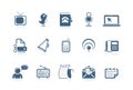 Communication and social icons