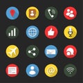 Communication and Social Media Icon set