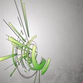 Communication social mesh. Network polygonal background. Vector illustration.