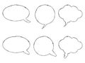 Communication speech bubbles