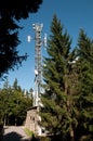 Communication Tower: Gsm, Umts, 3G and radio Royalty Free Stock Photo