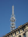 communication tower mast Royalty Free Stock Photo