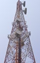 Communication tower Royalty Free Stock Photo