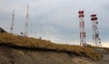 Communication towers and antennas