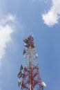 Communication towers Royalty Free Stock Photo