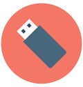 Usb Isol Usb Isolated Vector icon that can be easily modified or editated Vector icon that can be easily modified or edit Royalty Free Stock Photo