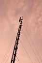 Communications antenna Royalty Free Stock Photo