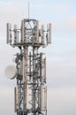 Communications mast Royalty Free Stock Photo