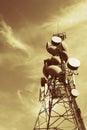 Communications Tower Royalty Free Stock Photo