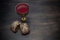 Communion And Passion - Unleavened Bread Chalice Of Wine