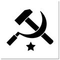 Communism glyph icon