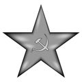 Communism star sign icon.