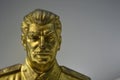 Communist artefacts - Gold Stalin statue - Museum Prague