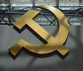 Soviet hammer and sickle, Communist Museum Prague Czech Republic 