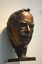 Communist artefacts - Havel bronze statue - Museum Prague