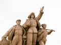 Communist Monument in Tiananmen Square, Beijing, China Royalty Free Stock Photo