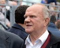 Communist Party leader Gennady Zyuganov on red square during the celebration of the 74th anniversary of Victory in Moscow