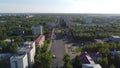 Communist street Syktyvkar stella Train Station Royalty Free Stock Photo