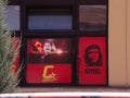 Communist window Royalty Free Stock Photo