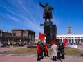 Communists celebrate the birthday of Lenin