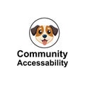 Community Accessability Vector Illustration Design.