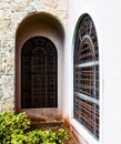 Community Catholic Church Arched Stained Glass Windows