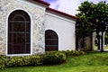 Community Catholic Church Arched Stained Glass Windows