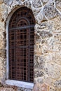 Community Catholic Church Arched Stained Glass Window