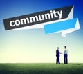 Community Citizen Connection Group Network Concept Royalty Free Stock Photo