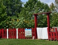 Community Garden Entrance Memphis Tennessee Royalty Free Stock Photo