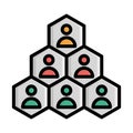Community, group Vector Icon which can easily modify or edit Royalty Free Stock Photo