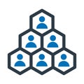 Community, group Vector Icon which can easily modify or edit Royalty Free Stock Photo