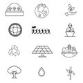 Community icon set Royalty Free Stock Photo