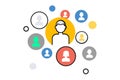 Community Isolated Vector which can be easily modified or edit