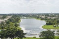 Community Lake in Davie, Florida Royalty Free Stock Photo