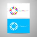 Community logo design template