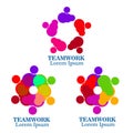 Community logo. Teamwork logo. Social logo. Partnership logo. Communication logo