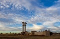 Community Monument in Hogan Park at Highland Creek in Aurora, Colorado